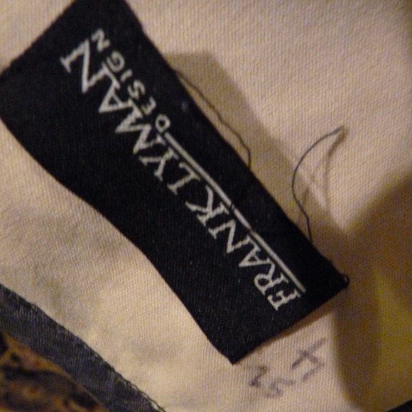 Frank Lyman Animal Print w/ Clear Sequin throughout Dress and Jacket - Picture 9 of 10